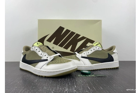 Cheap EP Jordan Olive Golf Scott FZ3124-200 Travis Retro 1 Neutral Low 0318